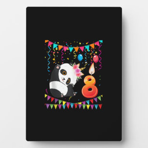 8 Jahre alte Geschenke für Mädchen zum 8. Geburtst Fotoplatte