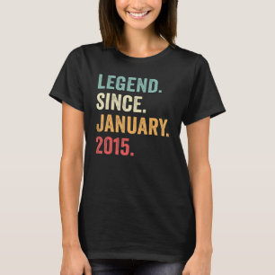 8 Jahre alte Legende seit 8. Januar 2015 T-Shirt