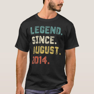 8 Jahre alte Legende Seit August 2014 8. Geburtsta T-Shirt