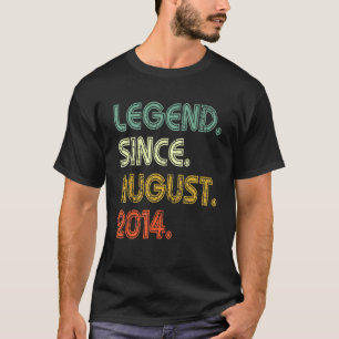 8 Jahre alte Legende Seit August 2014 8. Geburtsta T-Shirt