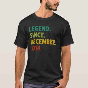 8 Jahre alte Legende Seit Dezember 2014 8. Geburts T-Shirt
