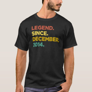 8 Jahre alte Legende Seit Dezember 2014 8. Geburts T-Shirt
