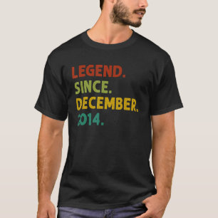 8 Jahre alte Legende Seit Dezember 2014 8. Geburts T-Shirt