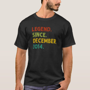 8 Jahre alte Legende Seit Dezember 2014 8. Geburts T-Shirt