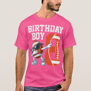 8 Jahre alter Boy Football Player 8. Fußball Gebur T-Shirt