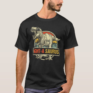 8 Jahre alter Dinosaurier Geburtstag 8. Rex Dino E T-Shirt