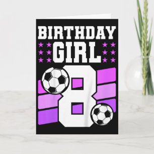 8 Jahre altes Mädchen 8. Geburtstagsgeschenk Bday Karte