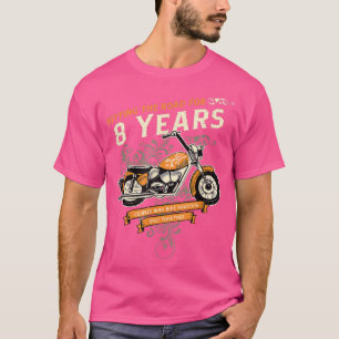 8 Jahre Fahrradfahrer 8. Hochzeit Ann T-Shirt