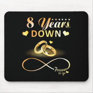 8 Jahre für immer, um zu gehen 8. Hochzeit Anni Mousepad