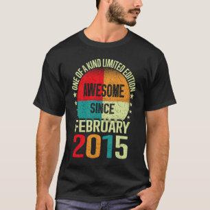 8 Jahre Phantastisch seit Februar 2015 Geburtstag  T-Shirt