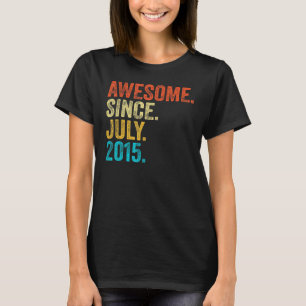 8 Jahre Phantastisch seit Juli 2015 8. Geburtstag T-Shirt