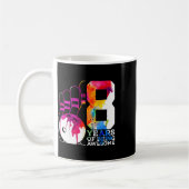8 Jahre Phantastischer Bowling 8. Geburtstag Kaffeetasse (Links)