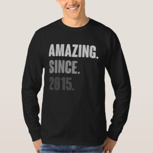 8 Jahre Vintag 2015 Geburtstag 8. Dekoration T-Shirt