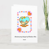 8. Jahrestag Karte (Rückseite)