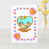 8. Jahrestag Karte (Gelbe Blume)