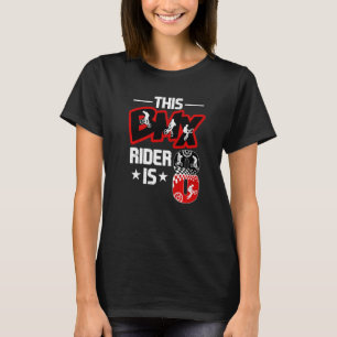 8-jährig Bike Riders Bmx Geburtstagsparty Decorati T-Shirt