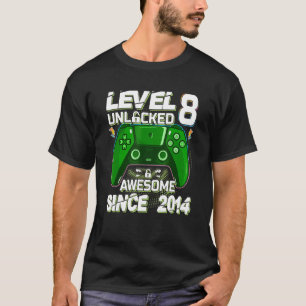 8-jähriger Junge Stufe 8 unverschlossen Phantastis T-Shirt