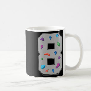 8-jähriger Kletterer Geburtstag Bouldering Kletter Kaffeetasse