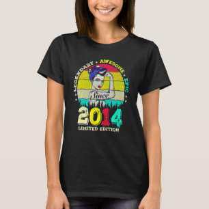 8-jähriger Legendär Seit 2014 Phantastisch 8. Gebu T-Shirt