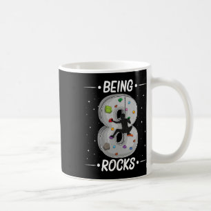 8-jähriges Kletterkind 8. Geburtstagsabenteuer C Kaffeetasse