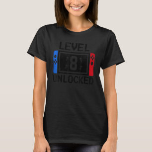 8-jähriges Level 8. Geburtstag Junge Video Games G T-Shirt