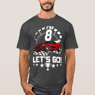 8-jähriges Rennen 8. Geburtstag RennenBoys Girls T-Shirt