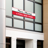 8' jetzt, anstellend Vinyl im Freien Banner (Äußeres Gebäude)