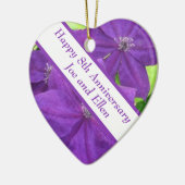 8. Jubiläum, Clematis Keramik Ornament (Links)