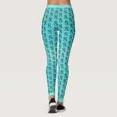 8. Jubiläums-Pfauenfedern Leggings (Rückseite)