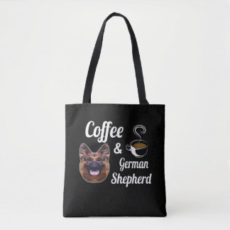 8 Kaffee und Deutscher Hirte Tasche