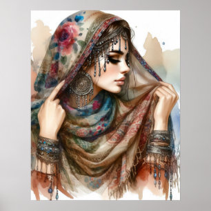 *~* 8 Kartenleser A100 Psychische Boho Sinti und R Poster