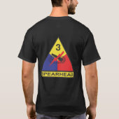 8. Kavallerie, 3. gepanzerte Abteilungs-T - Shirts (Rückseite)