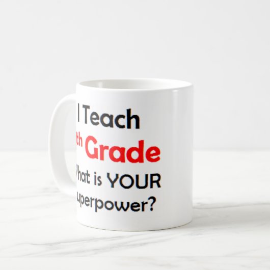 8. Klasse Kaffeetasse (Vorderseite Links)