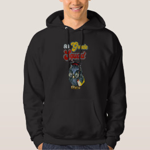 8. Klasse Squad Eule 9. Klasse Lehrer Lustige Illu Hoodie