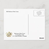 8. Kreuzstation Postkarte (Rückseite)
