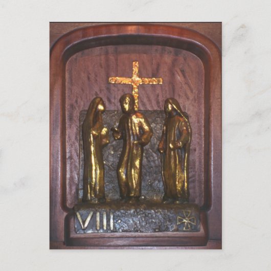 8. Kreuzstation Postkarte (Vorderseite)