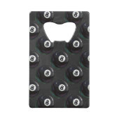 8 Kugelmuster Kreditkartenflaschenöffner (Rückseite)