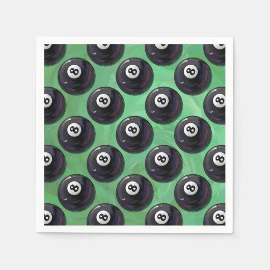 8 Kugelmuster Serviette (Vorderseite)