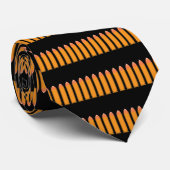 8 KUGELN auf schwarzem Hintergrund Krawatte (Gerollt)