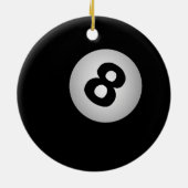 8 Kugelschmuck Keramik Ornament (Hinten)