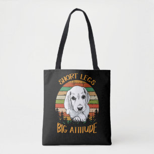 8 Kurze Legen Beagle Big Attitude Tasche