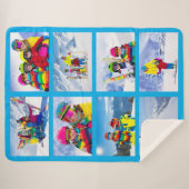 8 Landscape Foto Collage Azure Sherpadecke (Vorderseite (Horizontal))