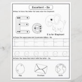 8 Learn To Spell Letter E Teacher Home Schooling (Vorderseite)