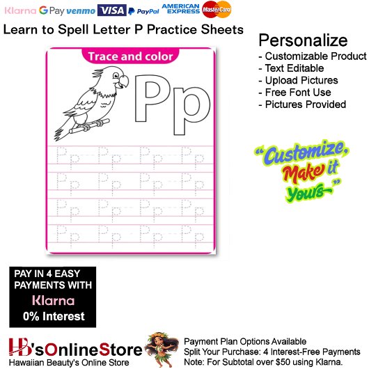 8 Learn To Spell Letter P Teacher Home Schooling