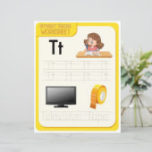 8 Learn To Spell Letter T Teacher Home Schooling (Stehend Vorderseite)