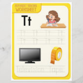 8 Learn To Spell Letter T Teacher Home Schooling (Vorderseite)