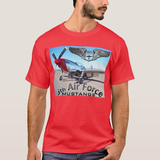 8. Luftwaffen-Mustangs T-Shirt (Vorderseite)