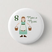 8 Maid A-Milking Button (Vorderseite)