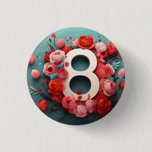 8 MÄRZ BUTTON