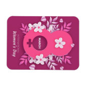 8 März - Internationaler Frauentag Magnet (Horizontal)